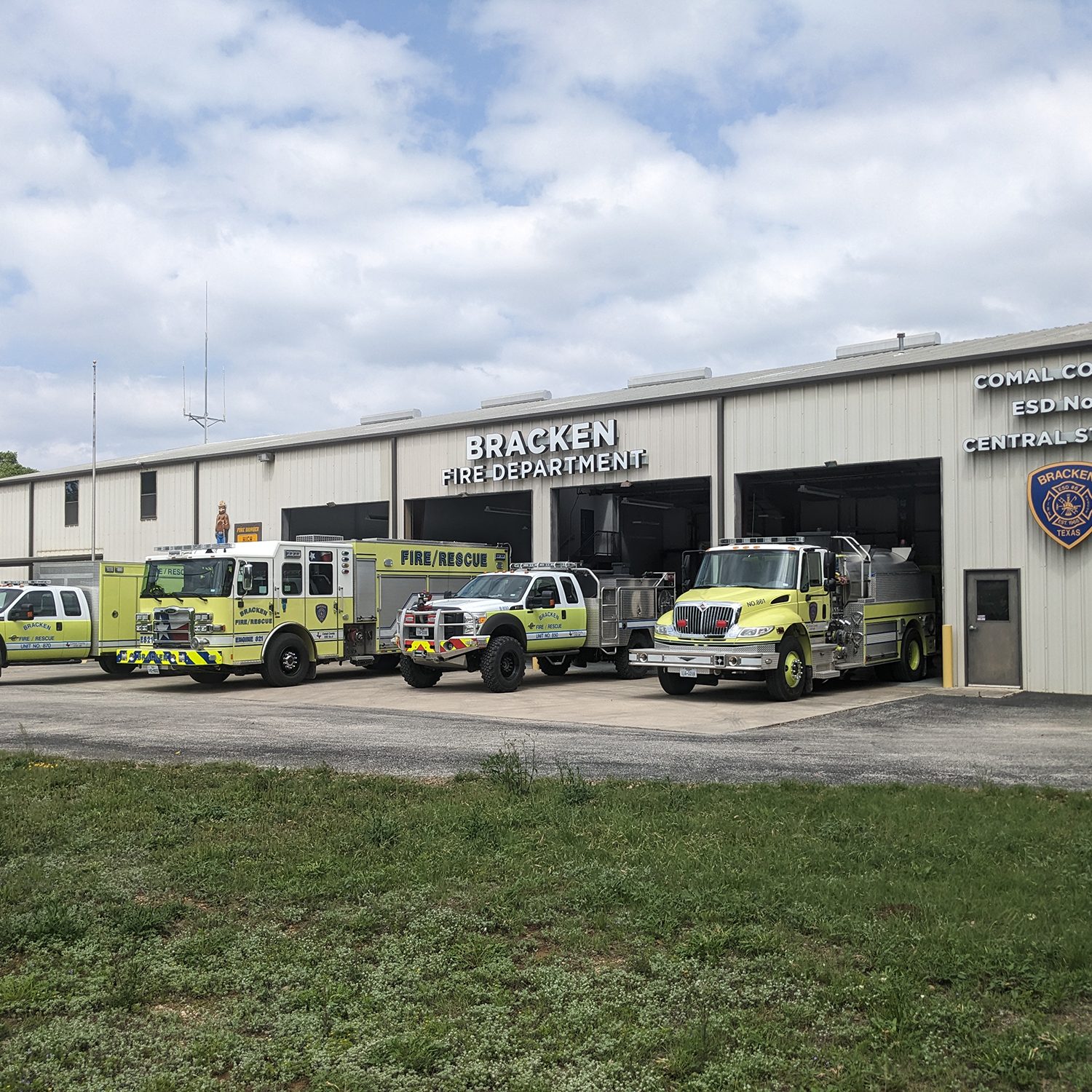 Bracken Fire Department Comal County ESD No.6 Central Station